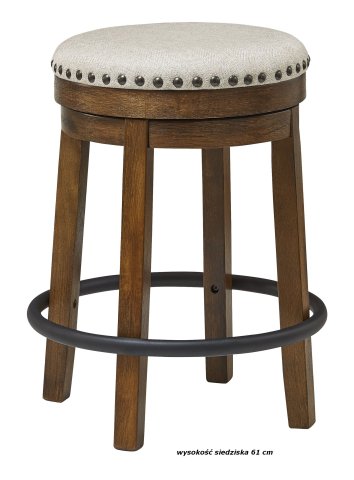 KRZESŁA PAKOWANE SĄ PO 2 SZTUKI. NALEŻY ZAMAWIAĆ ZAWSZE PARZYSTĄ ILOŚĆ. D546-124 Taboret barowy niski orzech (1)