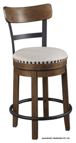 KRZESŁA PAKOWANE SĄ PO 2 SZTUKI. NALEŻY ZAMAWIAĆ ZAWSZE PARZYSTĄ ILOŚĆ. D546-424 Krzesło barowe niskie orzech (1)